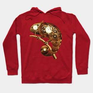 Steampunk Chameleon Vintage Style Hoodie